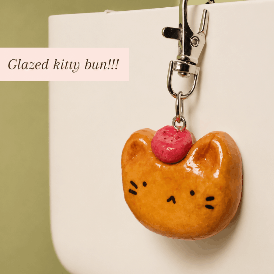 Glazed Kitty Bun